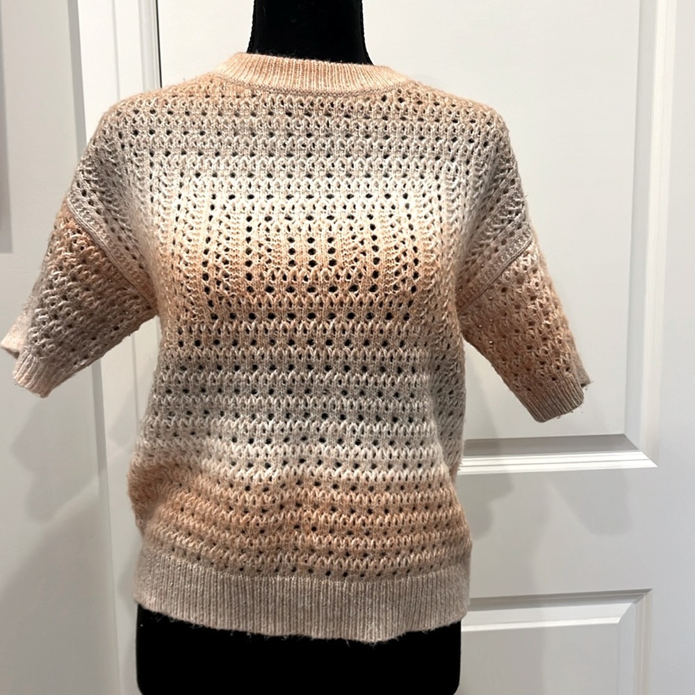 Design History crewneck eyelet sweater